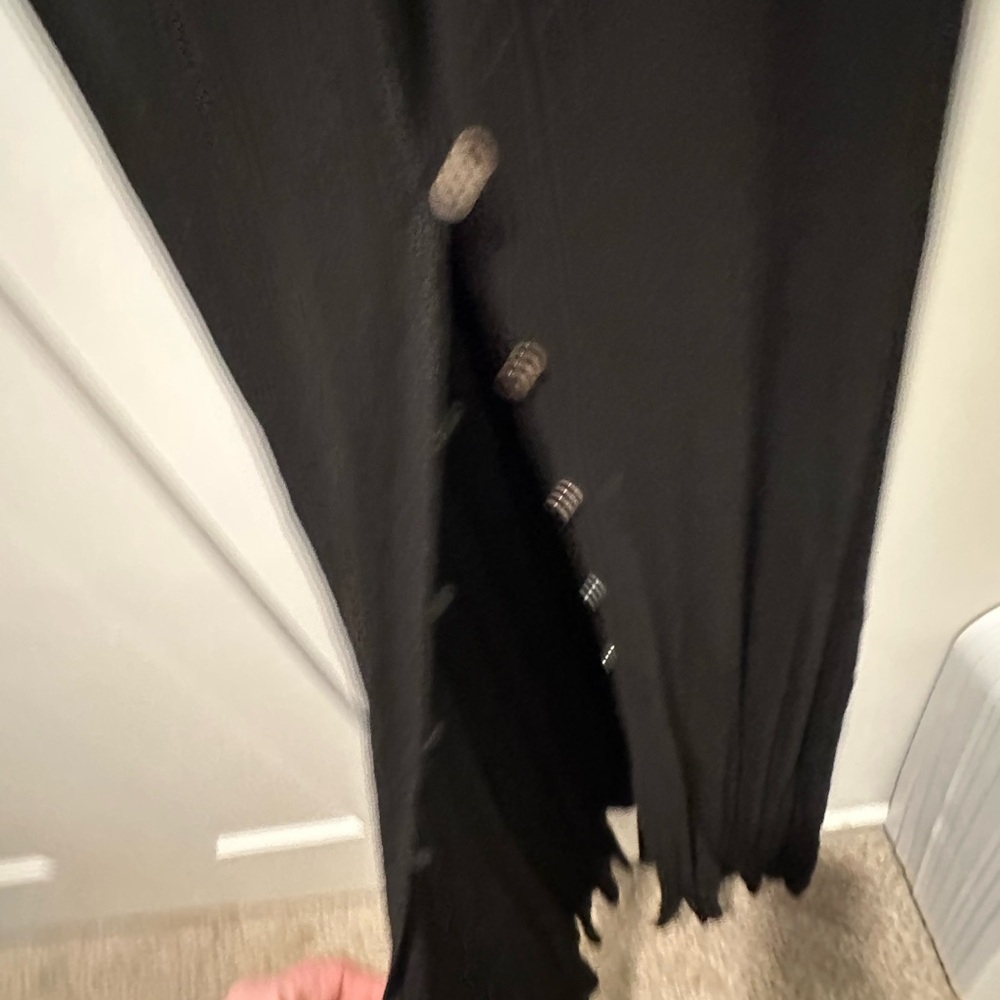 SHEIN Black Maxi Dress with Lace Trim - Picture 4 of 6